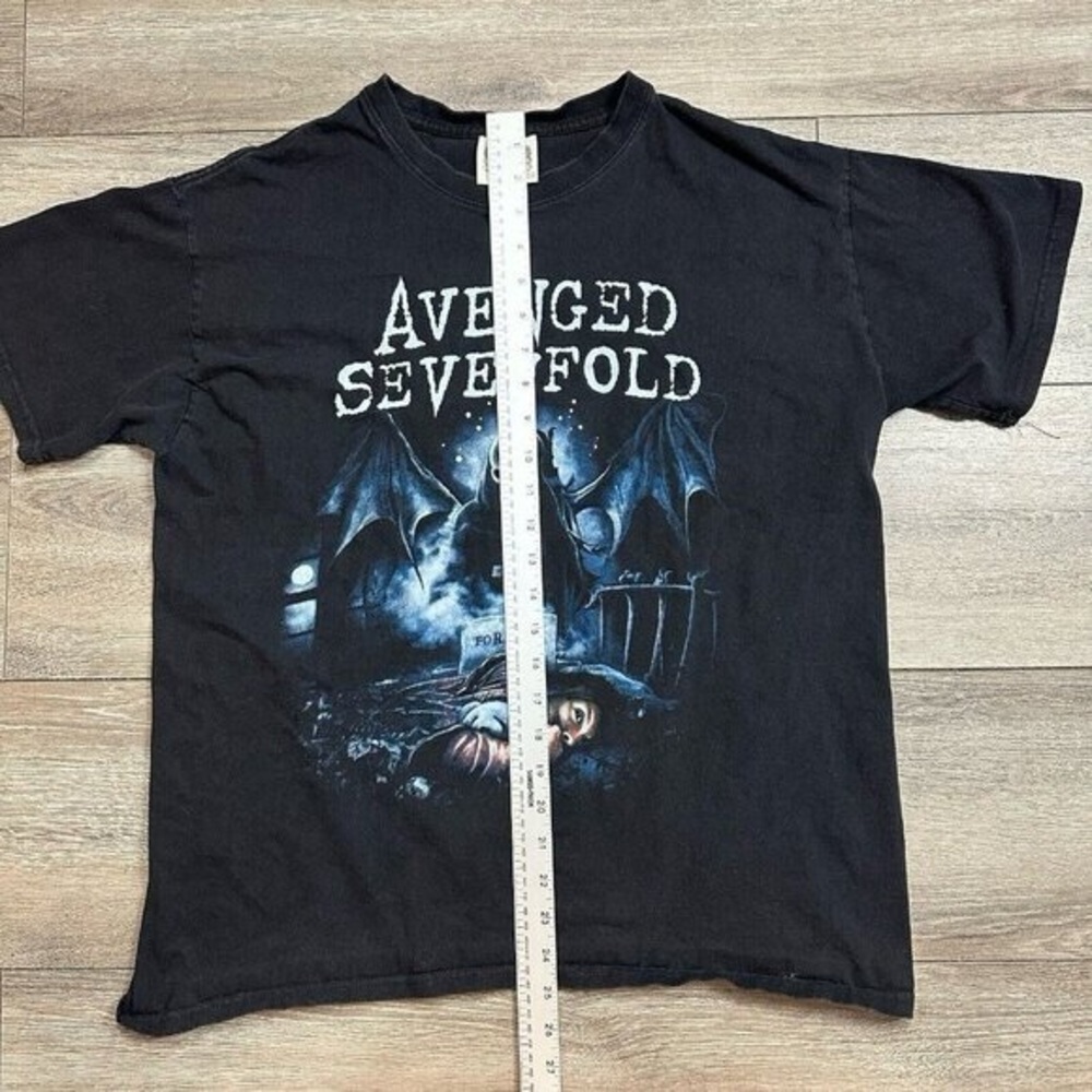 Avenged Sevenfold Forever Band Shirt Womens Grim Reaper Grave Rock T